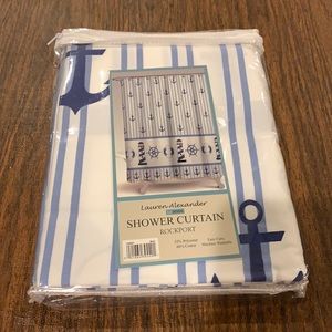 NWT Lauren Alexander “Rockport” shower curtain